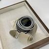 Punk Goth Metal Wire Bracelet Line Twined Women Bangle Cool Rhinestone Bracelet  Gifts