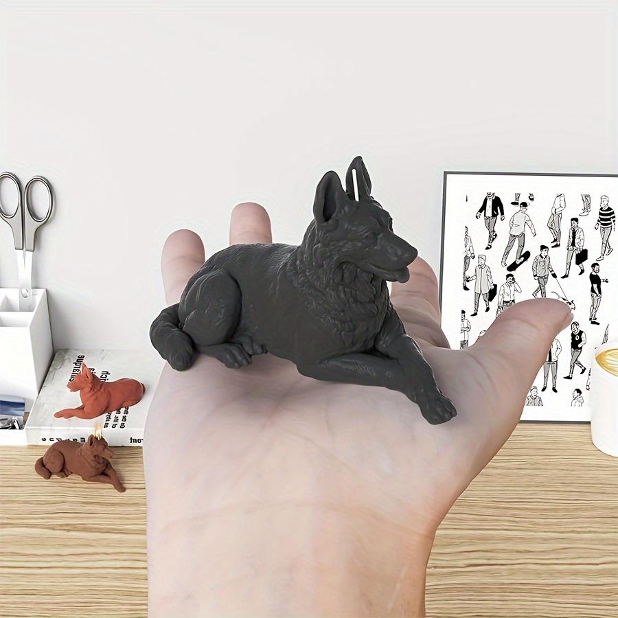 1pc Silicone Candle Mold, Shepherd Dog Figurine Design, for DIY Candle Making, Homemade Craft Wax Resin Molding