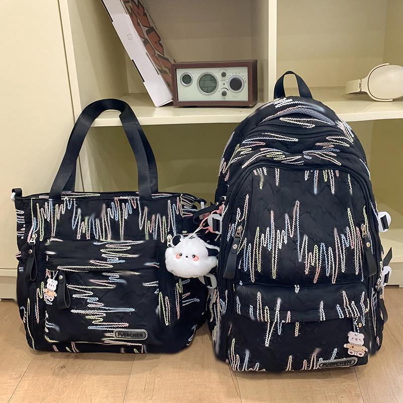 Schoolbags Children Elementary School Girls Junior High School Students Two piece Backpacks High School College Students Backpack Summer