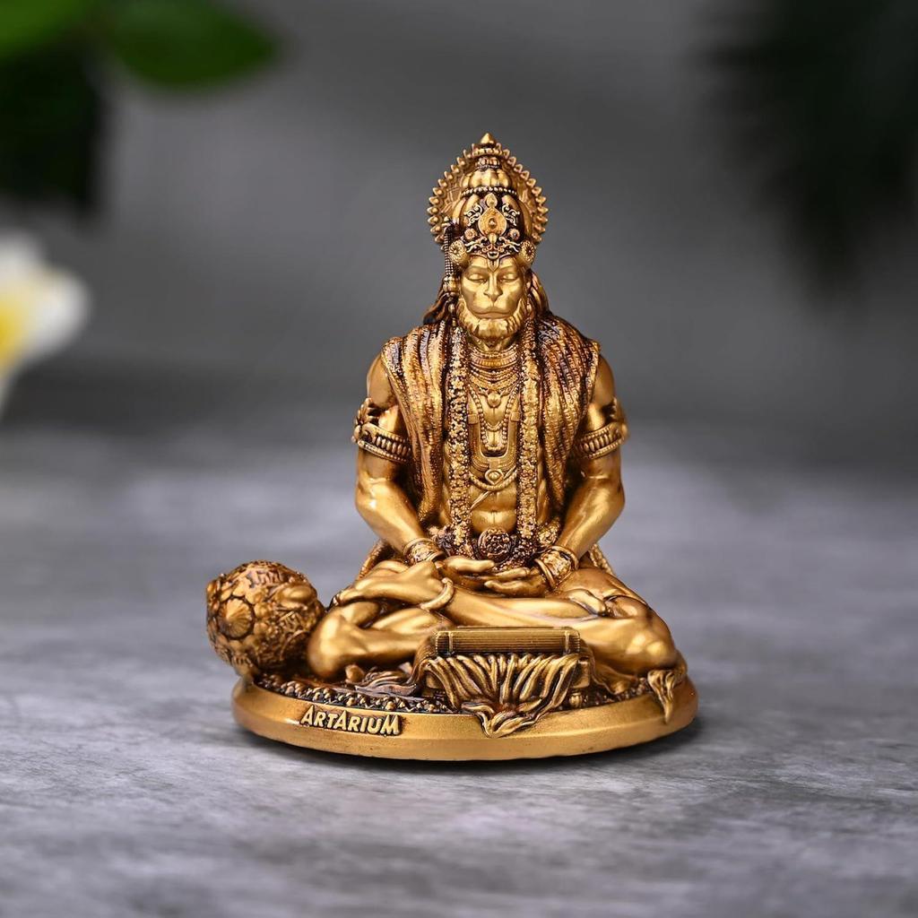 Meditating Hanuman Idol Sankat Mochan Hanuman Statue Bajrang Bali Murti Pavan Putra Hanuman Murti