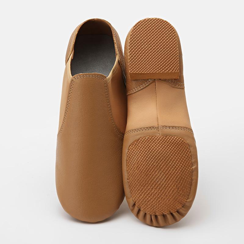 Jazzové taneční boty dámské měkké dno prodyšné bez krajky vrstva hlavy hovězí kůže tělová obuv učitelská obuv třídní taneční obuv cvičební obuv