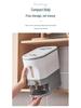 Press-Type Rice Storage Container: Sealed, Insect-Proof, Moisture-Proof Rice Bucket for Kitchen - Ideal for Whole Grains.