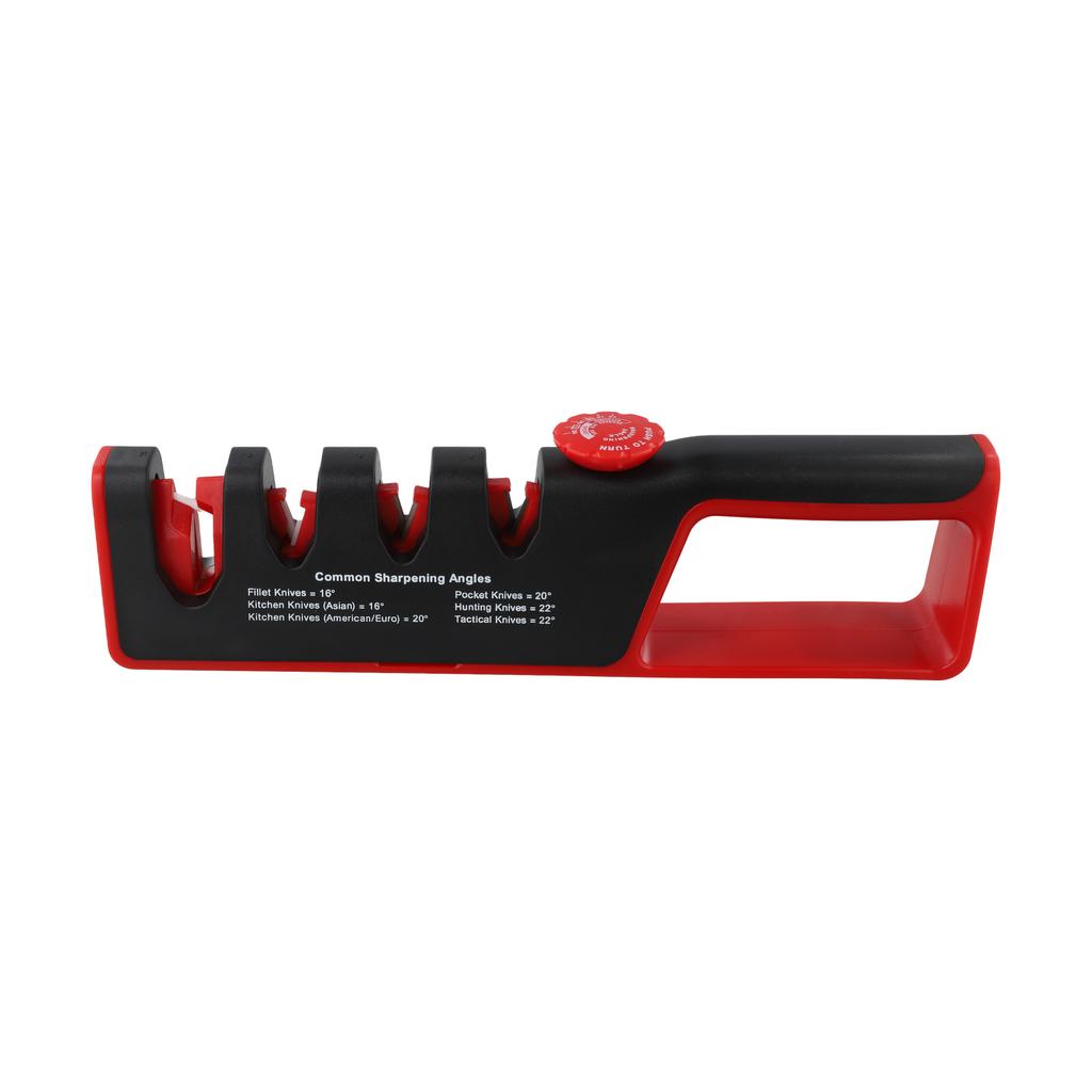 For Home Cooking 4 Slot Sharpener For Professional Use White Holder Solid ABS Plastic Ergonomic Handle High-Quality Materials