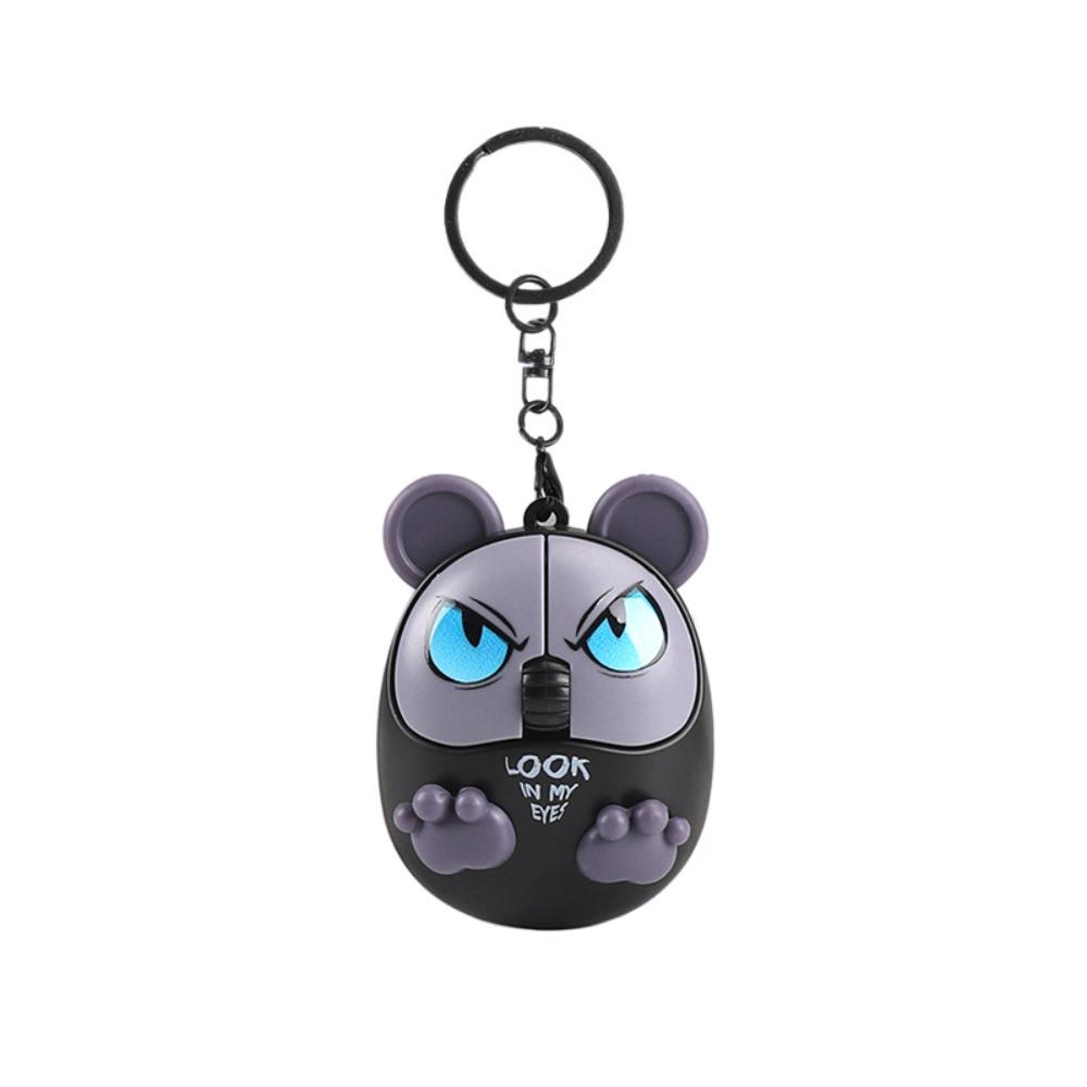 Mouse Shape Finger Keyboard Caps Cartoon Hamster Keychain Relaxing Clicker Toy  Pass The Time