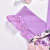 Baby Girls Floral Romper Dress Newborn Outfits With Headband 0-24 Months