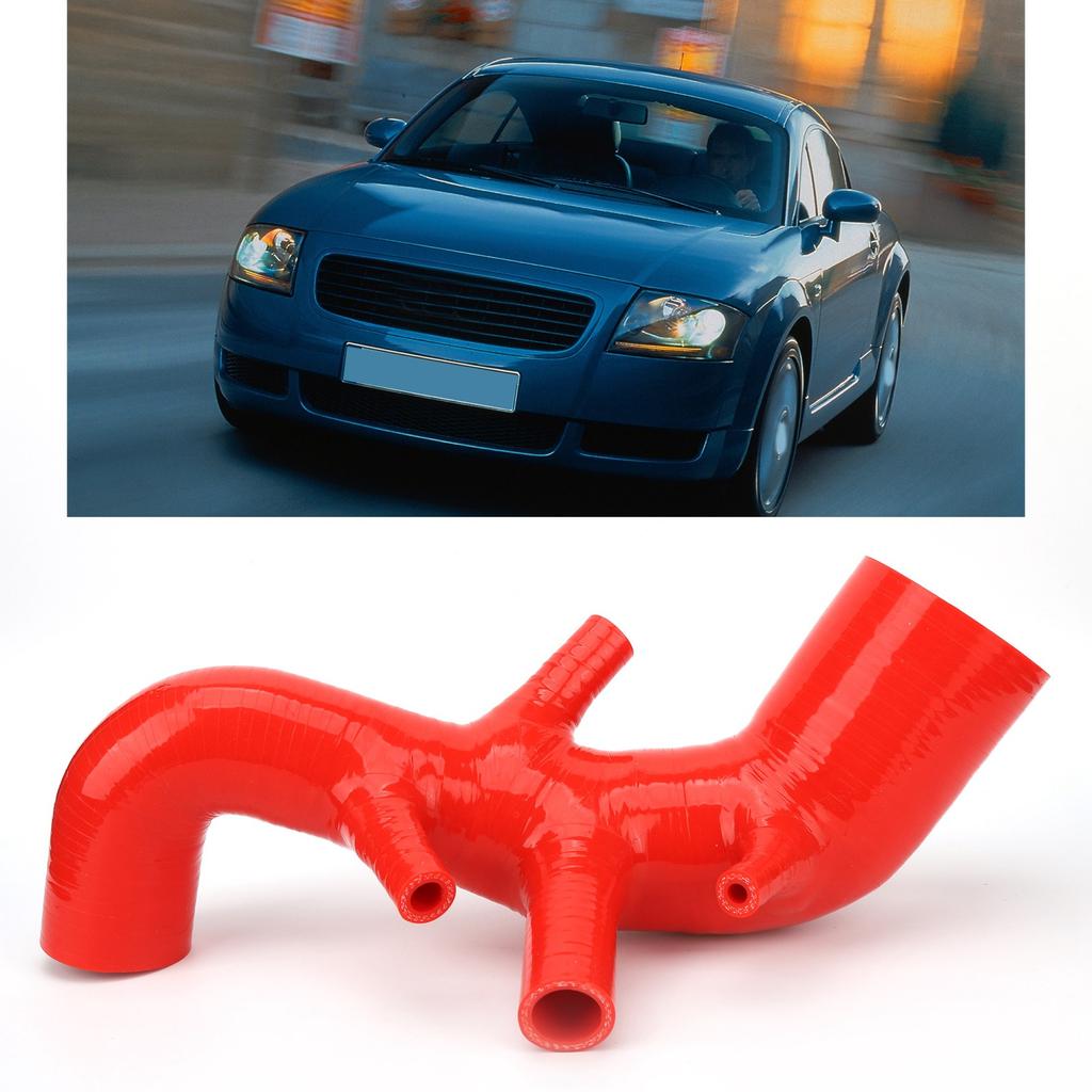 Silicone Intake Hose Pipe Increased Airflow Replacement for SEAT Leon Cupra R 1.8T AMK BAM Engine Red