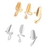 Anello da Dito Minimalista Lussuoso in Zircone per Unghie, Fascia Rimovibile per Manicure, Gioiello da Donna