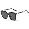 Korean Version of Round Face, Big Box, Square, Advanced Sunglasses, Ladies' Tide, Big Face Glasses, Sun-shading .non-polarized Fashion Accessory