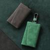 PU Leather Pull Out Keychain Pouch 2 In 1 Housekeeper Holders PU Key Wallets  Key Holder Case