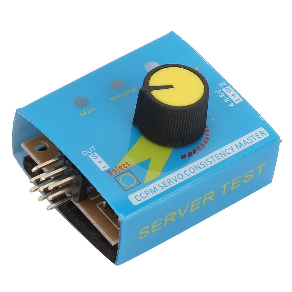 3 Channels Multi Servo Tester RC Motor ESC Testing with Three Stage Indicator DC 4.2 6.0V
