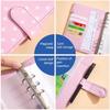 A5 Loose-leaf Account Notebook Spotted Cover Planner Custom Financial Organizer Multi-slot Work Journal Portable Record Book