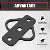 3-Way Trailer Hitch Adapter, Steel Hook Mounting with Bolts, Suitable for ATV  Mower Golf Cart Yard