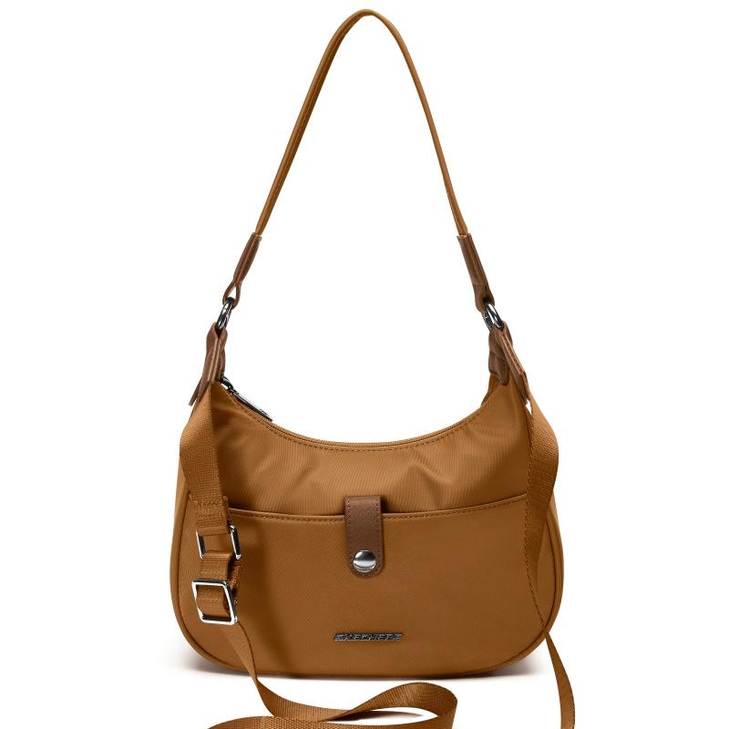 New Skechers Fabric Handheld Crossbody Bag, Shoulder Bag Unisex Nut Brown L325U111-06JR