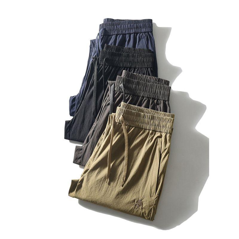 Outdoor Stretch Hiking Quick-Dry Pants Men Summer Thin Straight-leg Lightweight Sports Pants Export Men's Pants Casual Pants