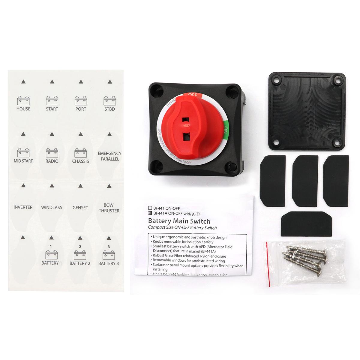 

Новый главный выключатель аккумулятора 275А(Вкл выкл) 2-позиционный переключатель-селектор двойной батареи с AFD 48 В пост. тока ВКЛ.-ВЫКЛ. с AFD 1250 А m10 красный