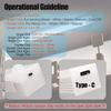 Motion Sensor Light 50/30cm LED Light Bar USB Rechargeable Lamp Night Light Dimmable Type C Lamp for Closet Cabinet Wardrobe