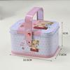 Griffdesign Ostereier-Hase-Box Dekorative Hülle Blechmaterial Süßigkeiten-Keks-Box Oster-Thema Leere Box Geschenkverpackungsbox