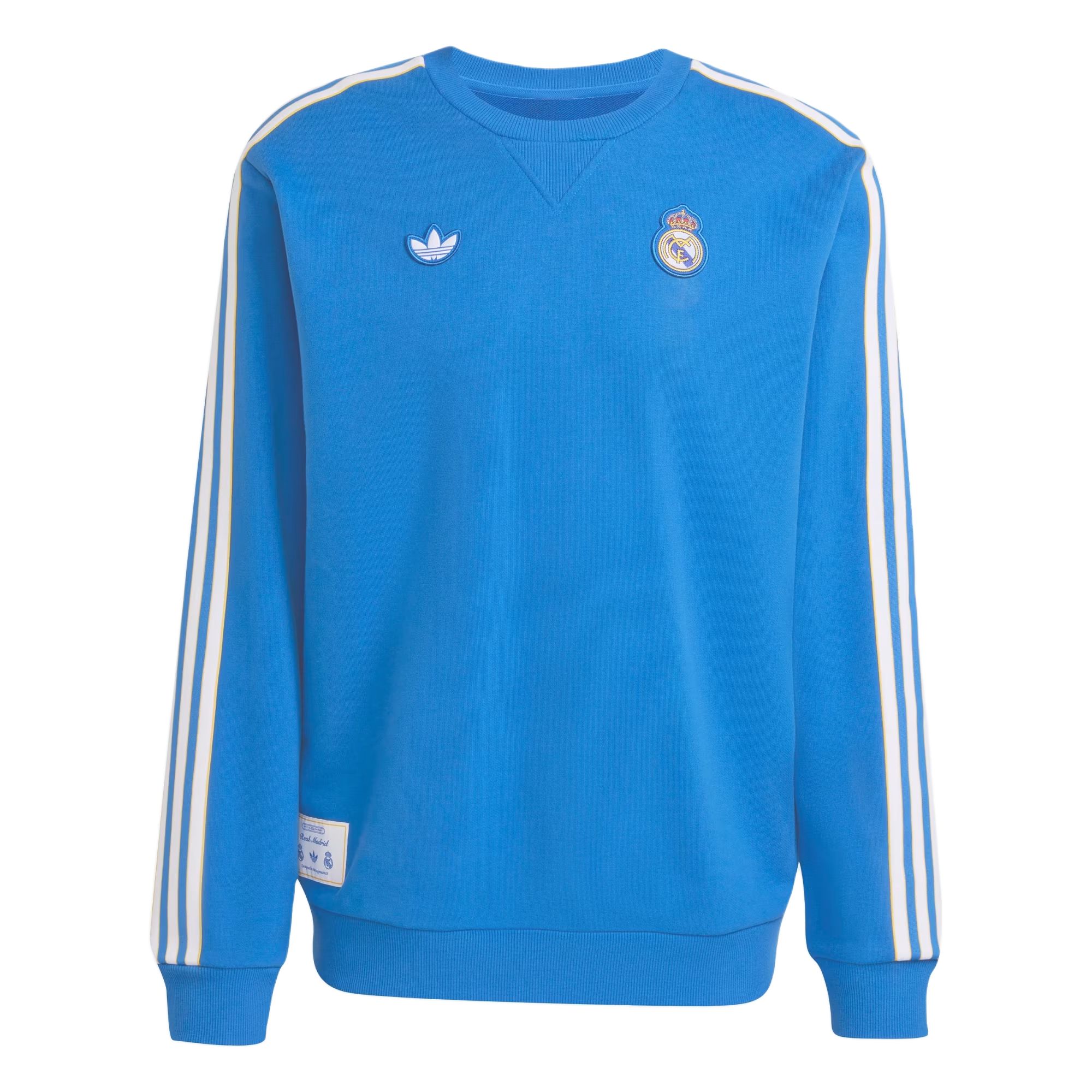 Adidas Оригиналы Ss25 Полосатый Свитшот с Круглым Вырезом с Длинным Рукавом Мужская толстовка JN3066 S