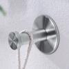4Pcs Wall Mounted Coat Hook Stainless Steels Coat Hanger Heavy Duty Robes Hook Single Hook for Bag, Towel, Key, Hat