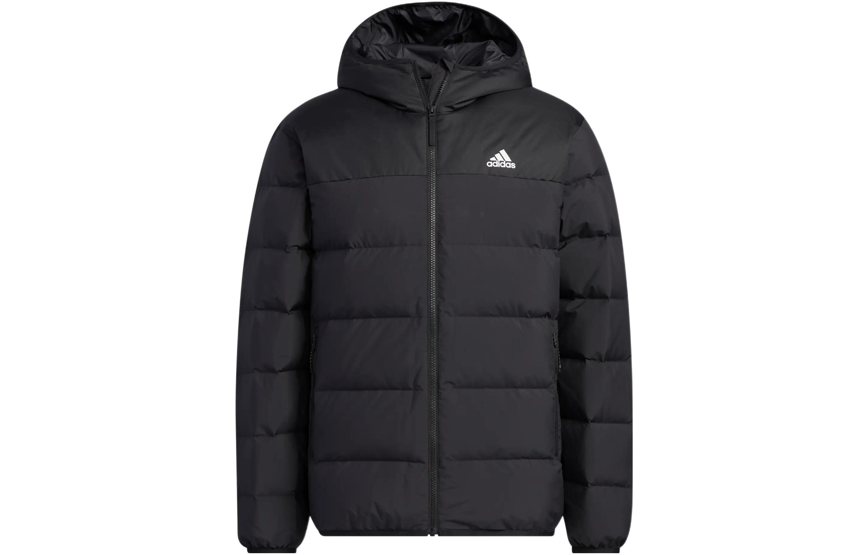 Adidas Down Jackets Men s Black Hooded Moderate Other HZ2597 XXS