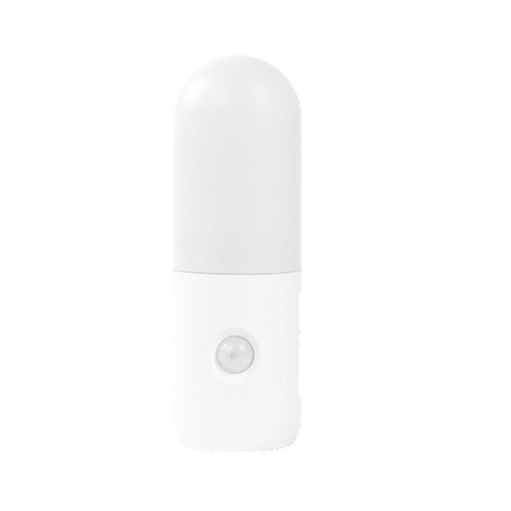 

3 Color Smart Wall Light Adjustable Brightness LED Bedside Lamp Motion Sensor Night Light Stairs білий