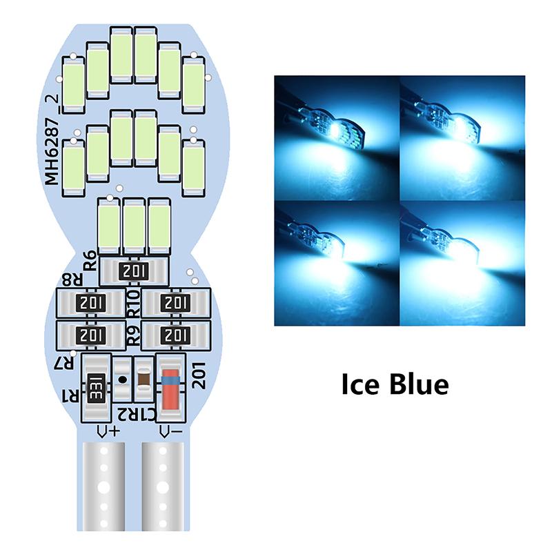 1Pc T10 Car Led Canbus W5W 4014 30Smd Auto Led Car Interior Light License Plate Dome Reading Lamps Clearance Light Rgb Blubs