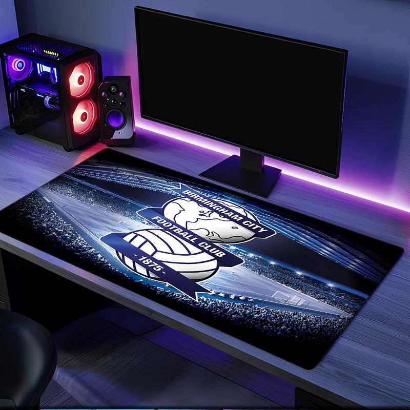 Birmingham City Football Club mouse pad, rubber base, esports desk mat, mouse pad for gamers and office use, gaming desk , easy to clean mat