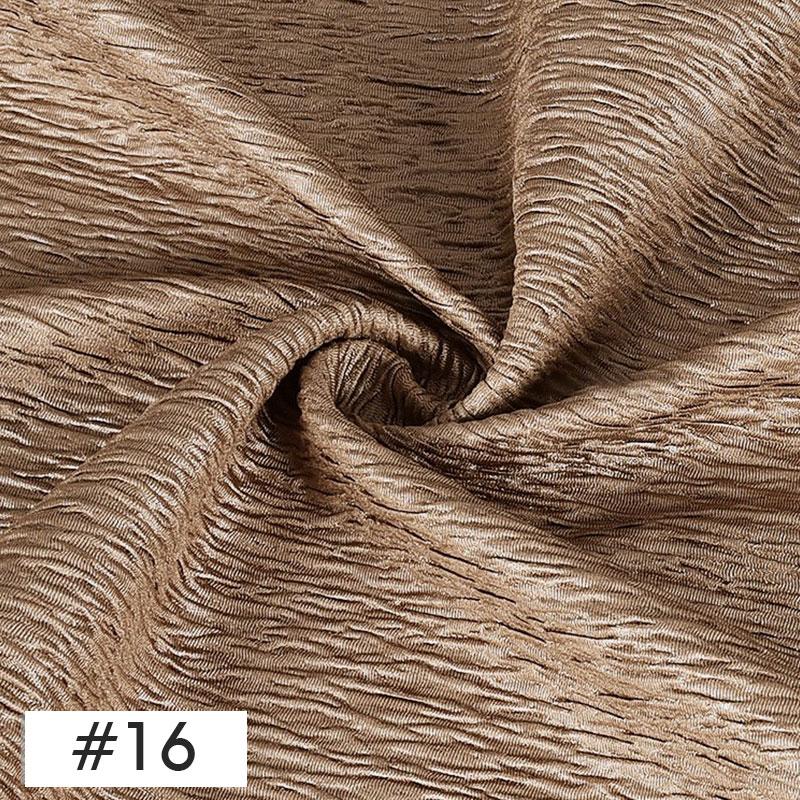 100x150cm Chic Wrinkled Design Fabric Crepe Texture Pleated Fabric For DIY Sewing Costume Car Curtain Background Decoration