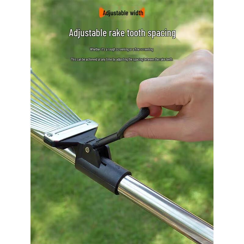 Retractable Garden Leaf Rake