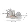 Solar Powered Resin Statue Premium Resin Solar Angel Whimsical Garden Statue  Garden Scenery