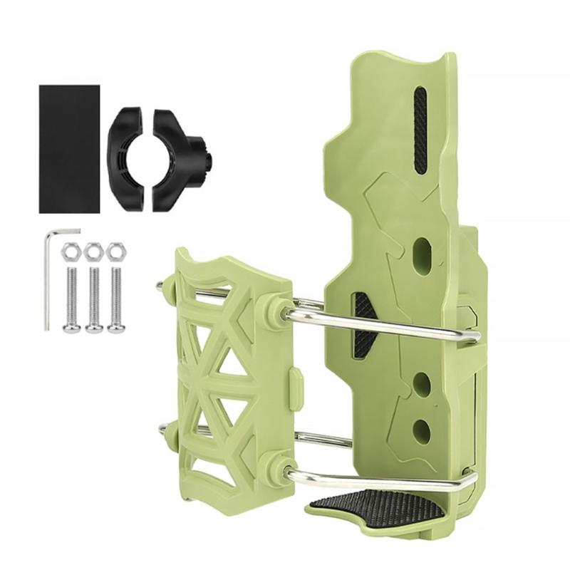 Rustproof Bike Water Bottles Cage Rack Universals Bicycles Drinking Rack for Various Bicycles Type зелёный