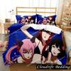 Anime Steins Gate Kurisu Makise Bedding Set Boys Girls Twin Queen Size Duvet Cover Pillowcase Bed Kids Adult Home Textile026