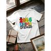 European Size Boys T Shirt Fashionable Colorful Letters Printed Tshirt Summer Trend Style Top