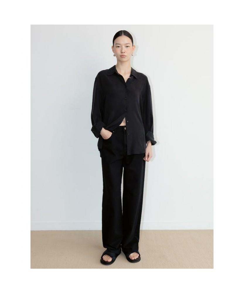 THE APERTURE [Unisex] 60S Straight Denim Pants Black (Ta6721U075)