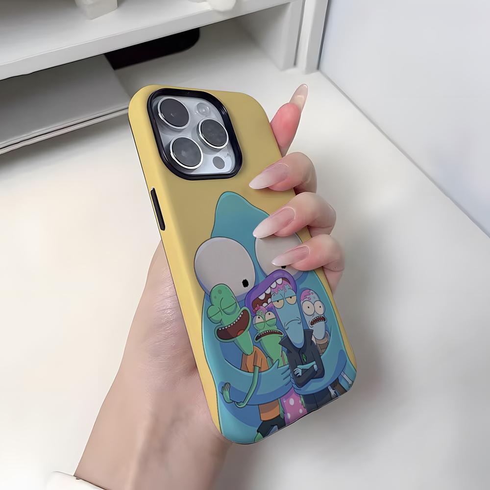 Solar Opposites Pupa Phone Case For Iphone 16 Pro Max 15 13 14 12 11 14 Pro Max 15 Pro Max Two-in-one Cover