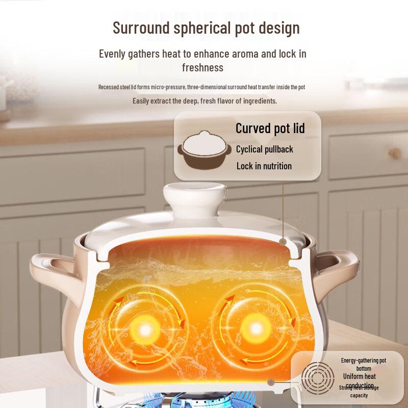 KOBACH Benwei Series Ceramic Casserole Pot 4L