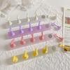 1 Set Jelly False Nail Tips Practice Trainning Display Stand Holder Base Colorful Crystal Nail Art Polish Display Manicure Tools