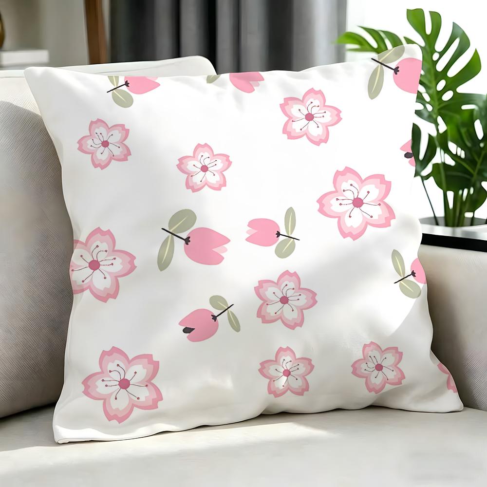 flower Plum Blossom Cushion Cover Cushion Cover Set Pcs x x x Pillowcase Decorative Sofa Home Decor