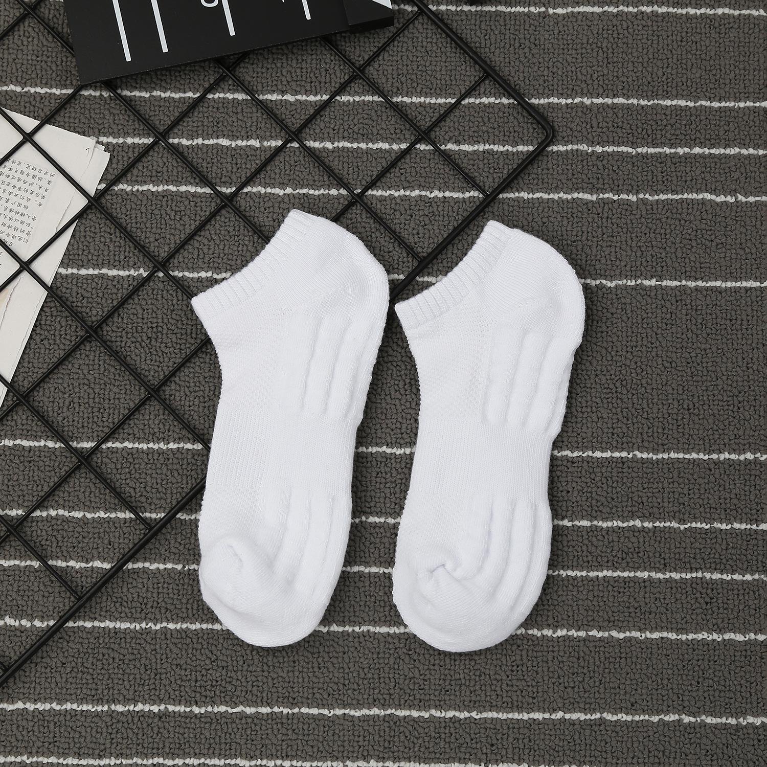 

Спортивные носки мужские чулки весна и лето сетчатые дышащие средние носки-трубы махровые чулки спортивные баскетбольные пары, белые носки average size