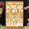 University of Tennessee Volunteers Vintage Metal Sign Rustic Pub Man Cave Wall Decor
