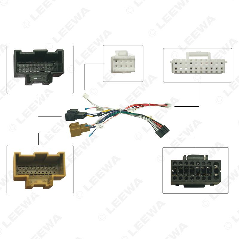 2016 Chevy Malibu Android Navigation Upgrade Kit: 16P Large Screen with Low Configuration Power Cord Protocol Box