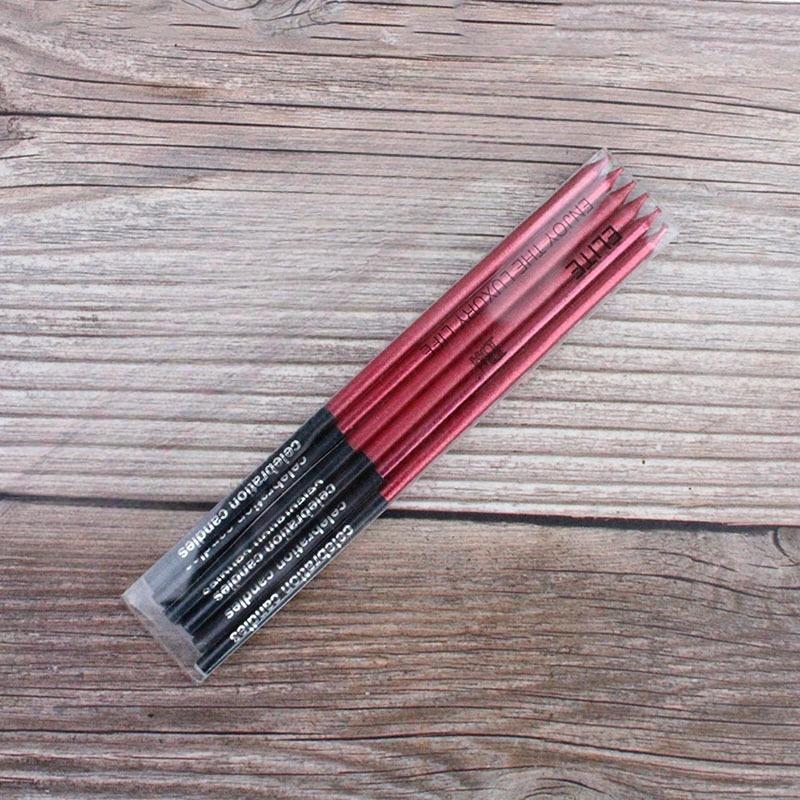 

Birthday Cake Candle Creative Golden Long Pole Candle Silver Champagne Gold Plated Birthday Candle A9 Rose Gold