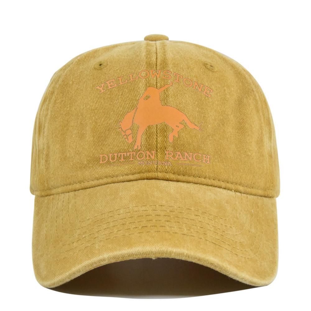 

Vintage Hat Baseball Printed Duck Tongue Hat Made Old Sun Hat Cotton Fashion жёлтый