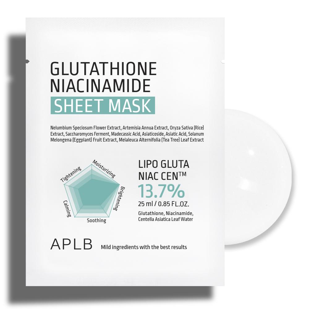 Aplb Glutathione Niacinamide Sheet Mask 25Ml