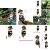 Hg-f0212 Barevná rybářská figurka z pryskyřice Dekorace do akvária Květináč