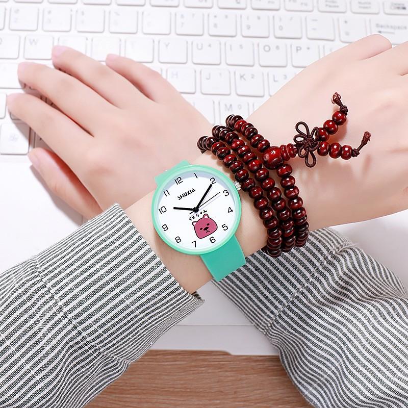 Silicone Jelly Candy Color Sen Series Niche Simple Design High Value Quartz Cute Color Couple Quartz Watch