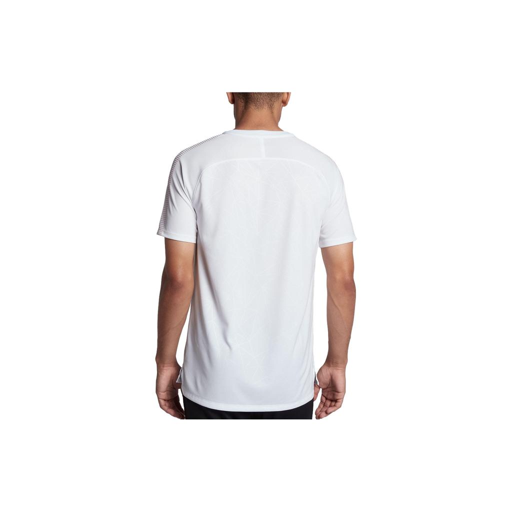 Nike Dry CR7 Squad Solid Color Round Neck Short Sleeve Casual T-Shirt Men Tops White 882992-100