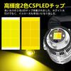 CIWENDAN L1B LED-Nebelscheinwerfer Neu Original Ersatz Super Weiß TÜV-konform mit 12V DC Set aus 2 und Glühbirnen, Glühbirnen, Hell, Zweifarbig