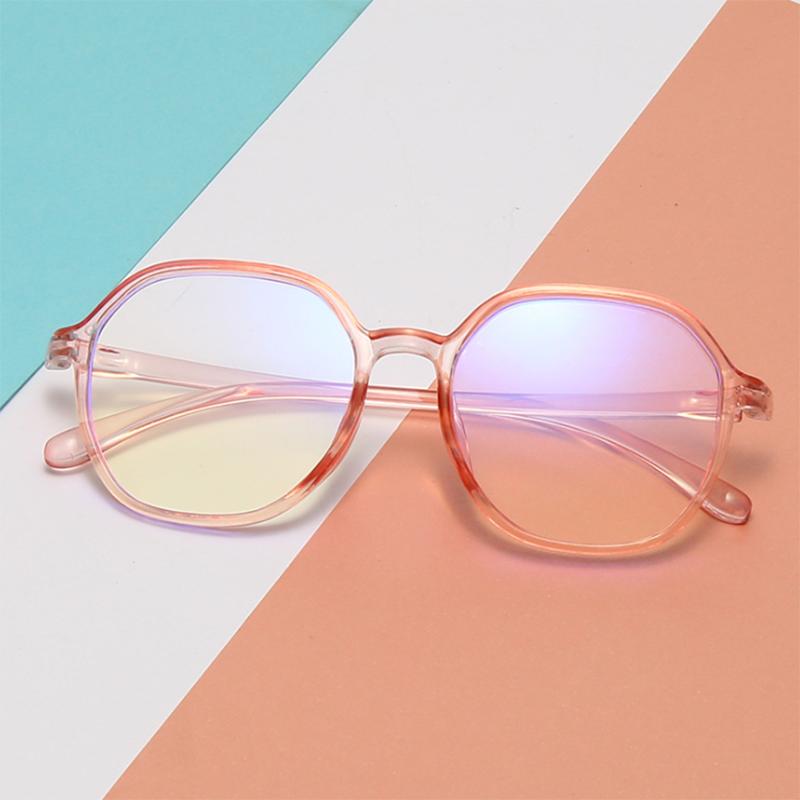 Polygon Frame Myopia Glasses for Women Men with Diopters Minus 0 to 6 Nearsighted Eyewear