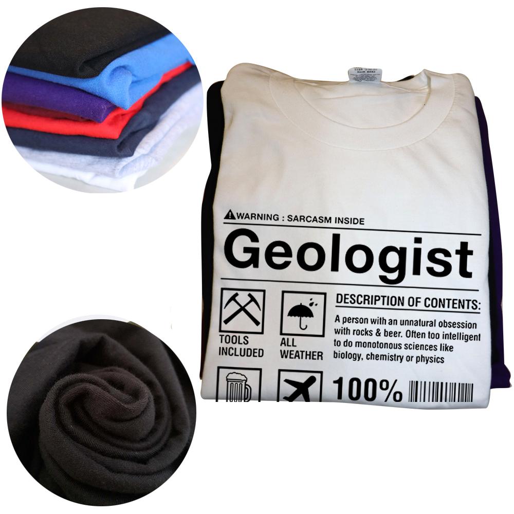 Funny Geologist Composition Geology Student T Shirts Streetwear Short Sleeve Birthday Gifts Summer Style T-shirt Mens Clothing